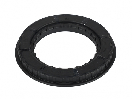 Shock absorber bearing cover with TPU lagging